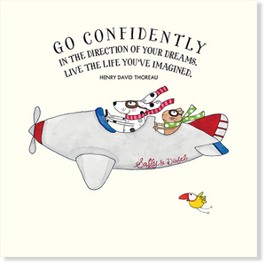 Twigseed Greeting Card - Go confidently