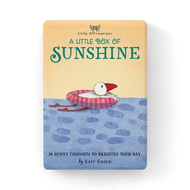 24 Twigseeds Affirmation Cards + Stand - Sunshine - Twigseeds 24 affirmation cards + stand