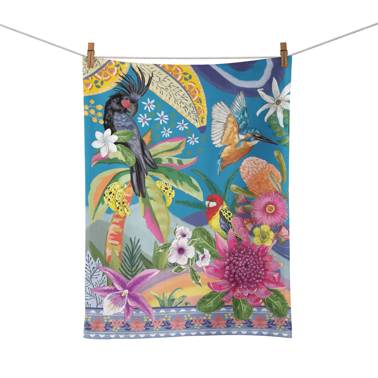 Tea towel Tropicana Australiana