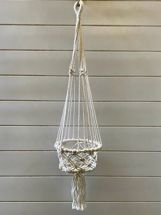 Macrame Hanger Plain Small